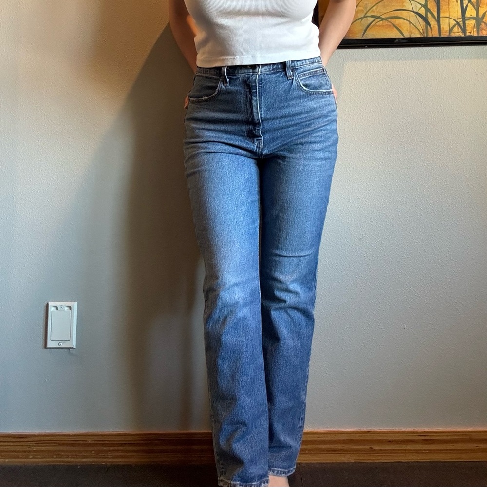 Levi's Women's Straight Leg Blue Jeans